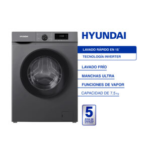 Lavarropas carga frontal inverter 7.5 KG