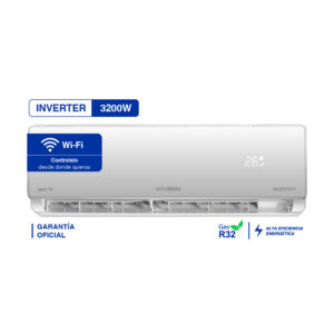 Acondicionador de aire HYUNDAI Inverter WIFI 3200 Frio/Calor Blanco