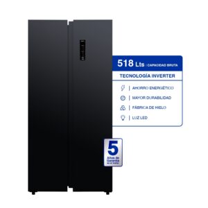 Heladera side by side - Inverter - 518L - Gris