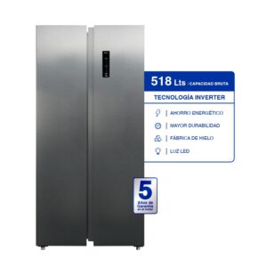Heladera side by side - Inverter - 518L - Inoxidable